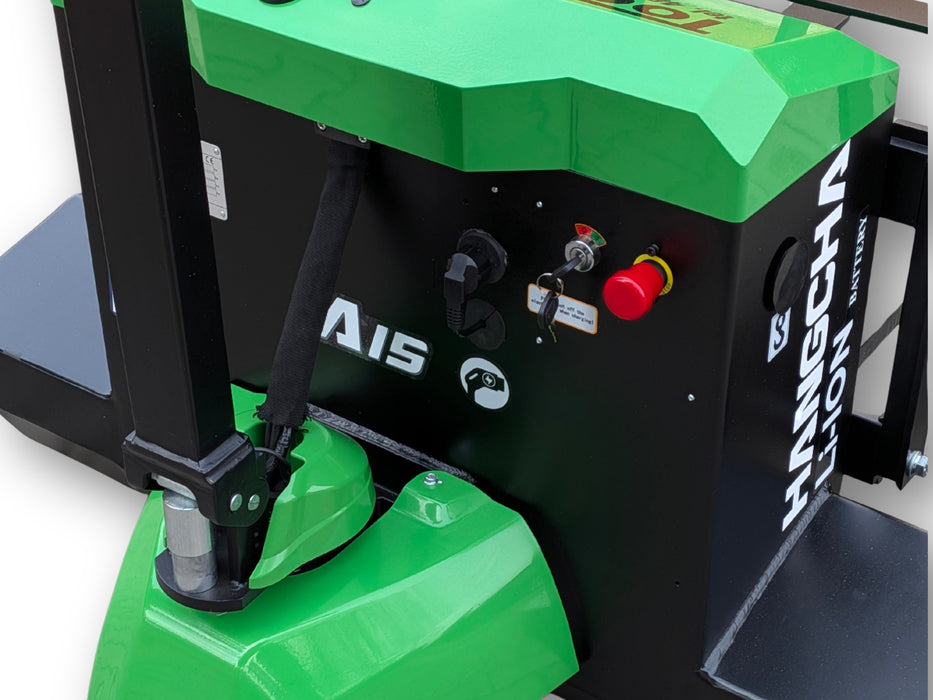 Terenowy elektryczny wózek paletowy Hangcha CBD15-AMC1-IRT – 1.5T, 1150 mm
