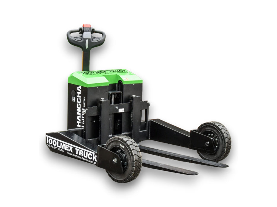 Terenowy elektryczny wózek paletowy Hangcha CBD15-AMC1-IRT – 1.5T, 1150 mm